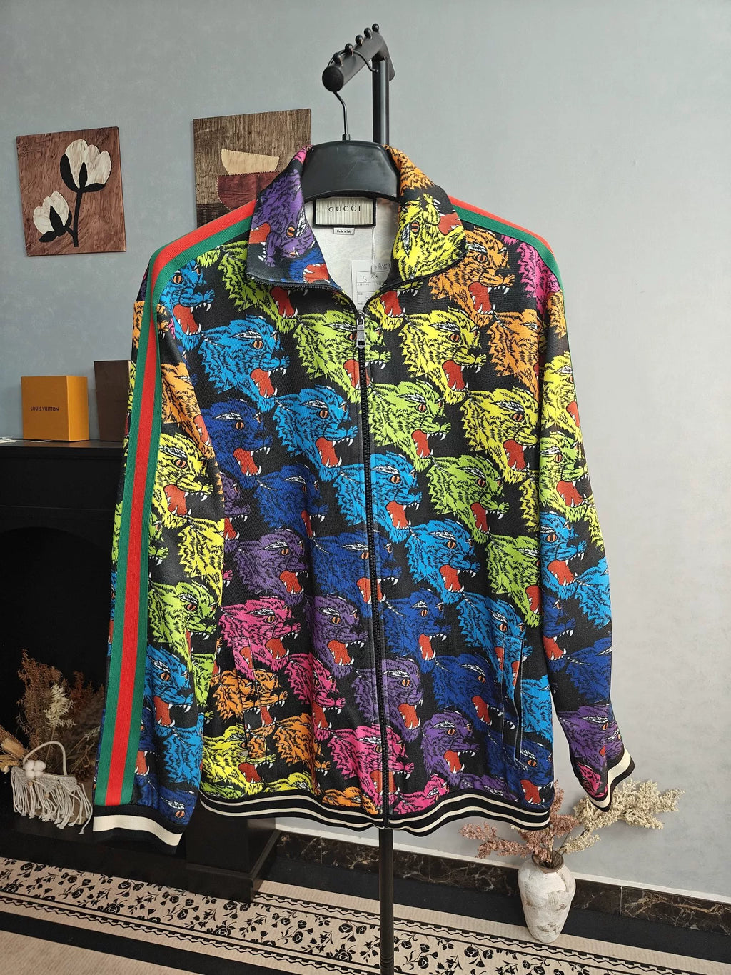 Gucci Tiger Head Print Jacket