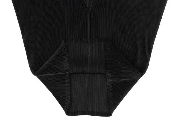 Issey Miyake Vintage Black Pleated Top