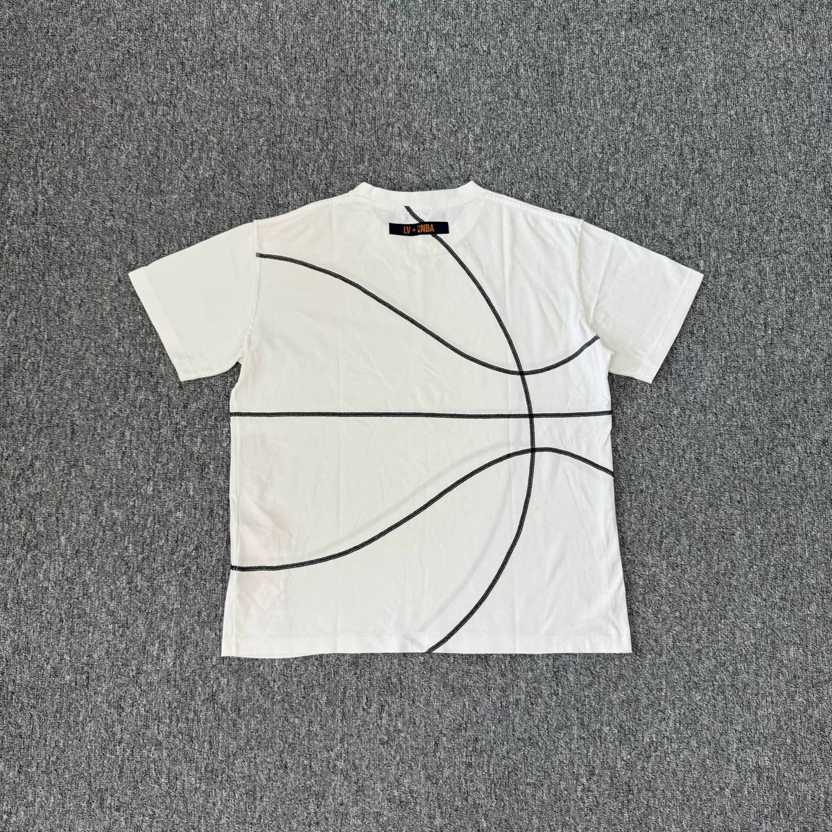 Louis Vuitton LV x NBA basketball pattern short-sleeve T-shirt