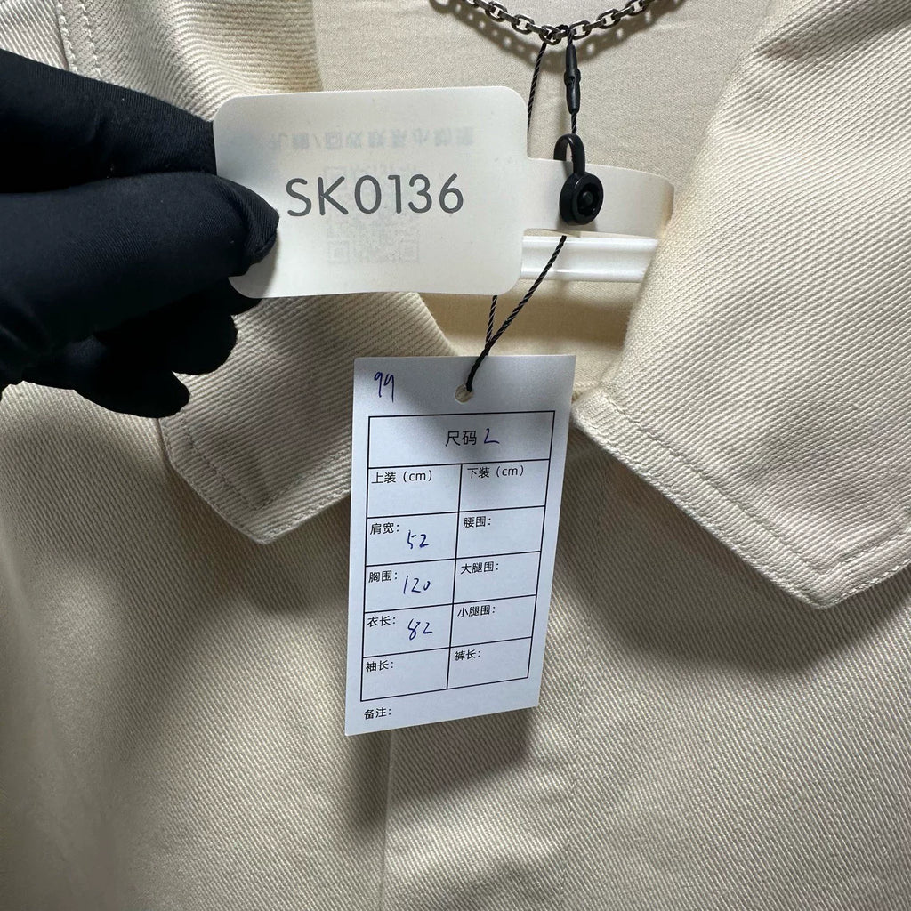 Louis Vuitton Beige All-Over Print Short Sleeve Shirt