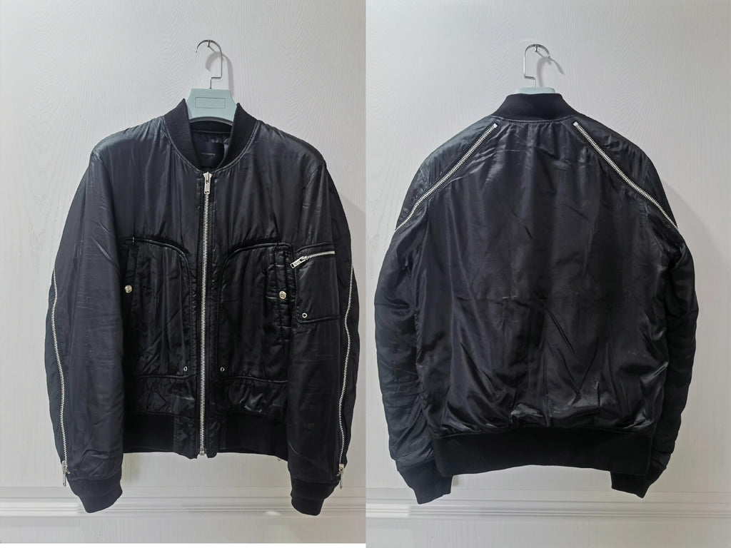 undercover 14aw back zipper jacket