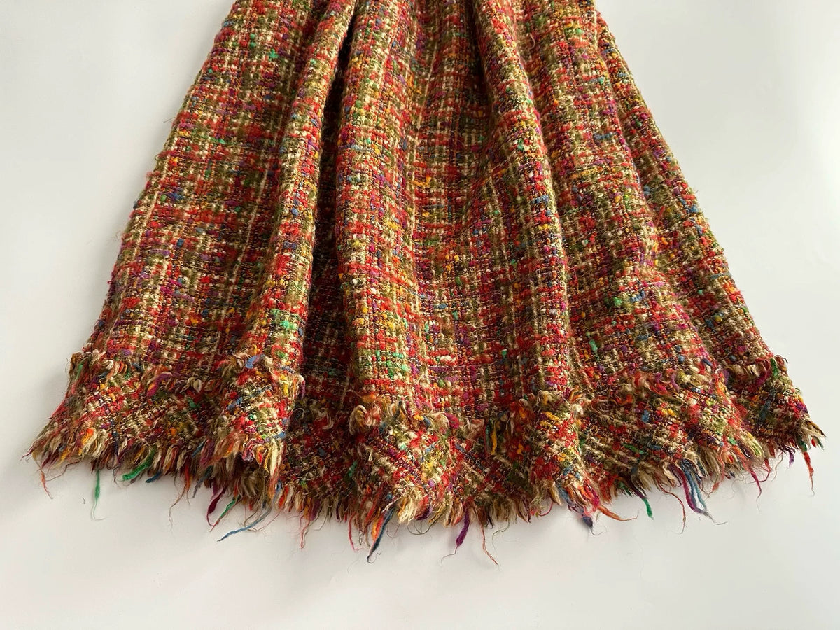 Junya Watanabe 2000 rough pattern wool skirt