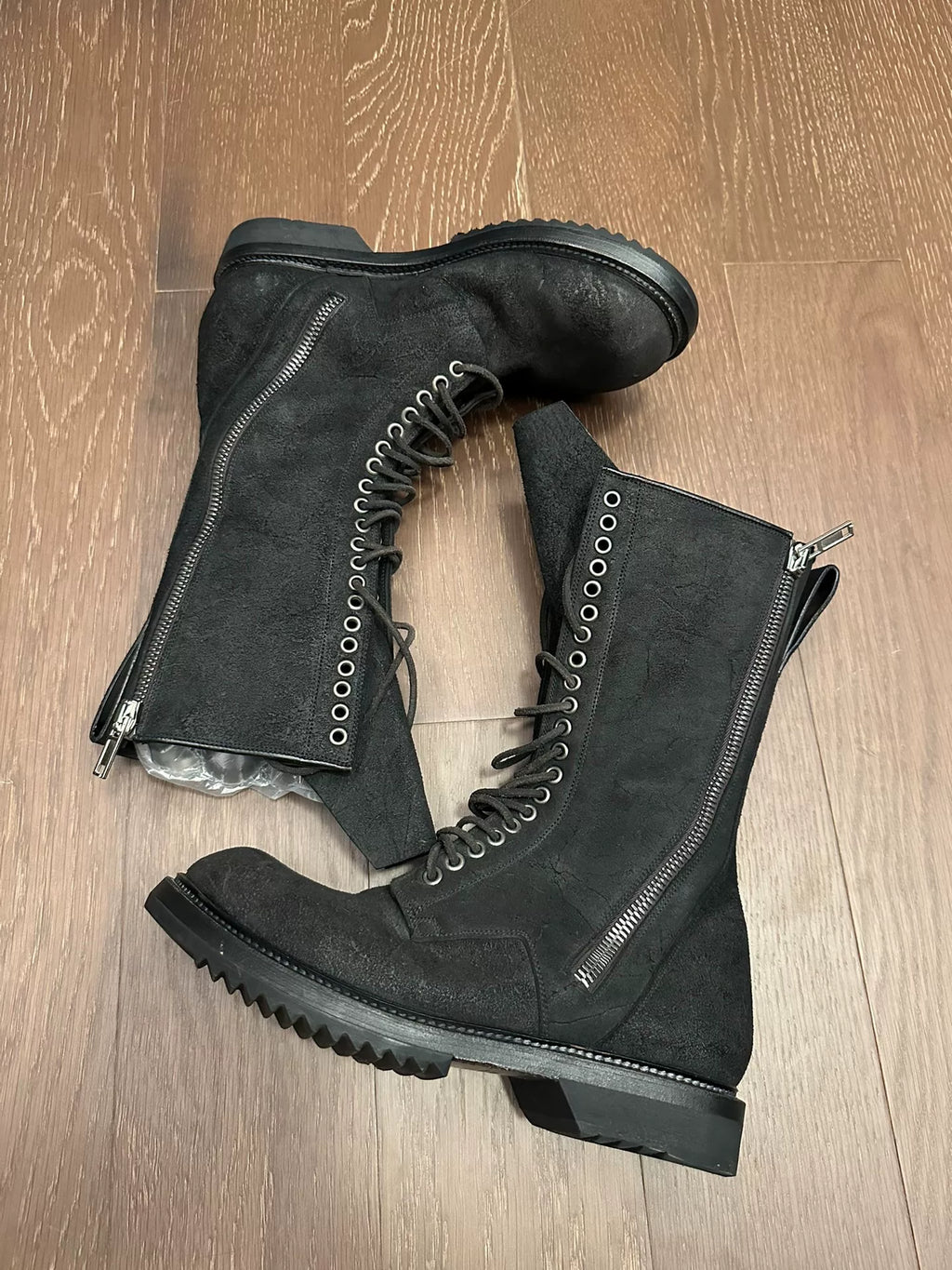 Rick Owens Creeper Boots military boots