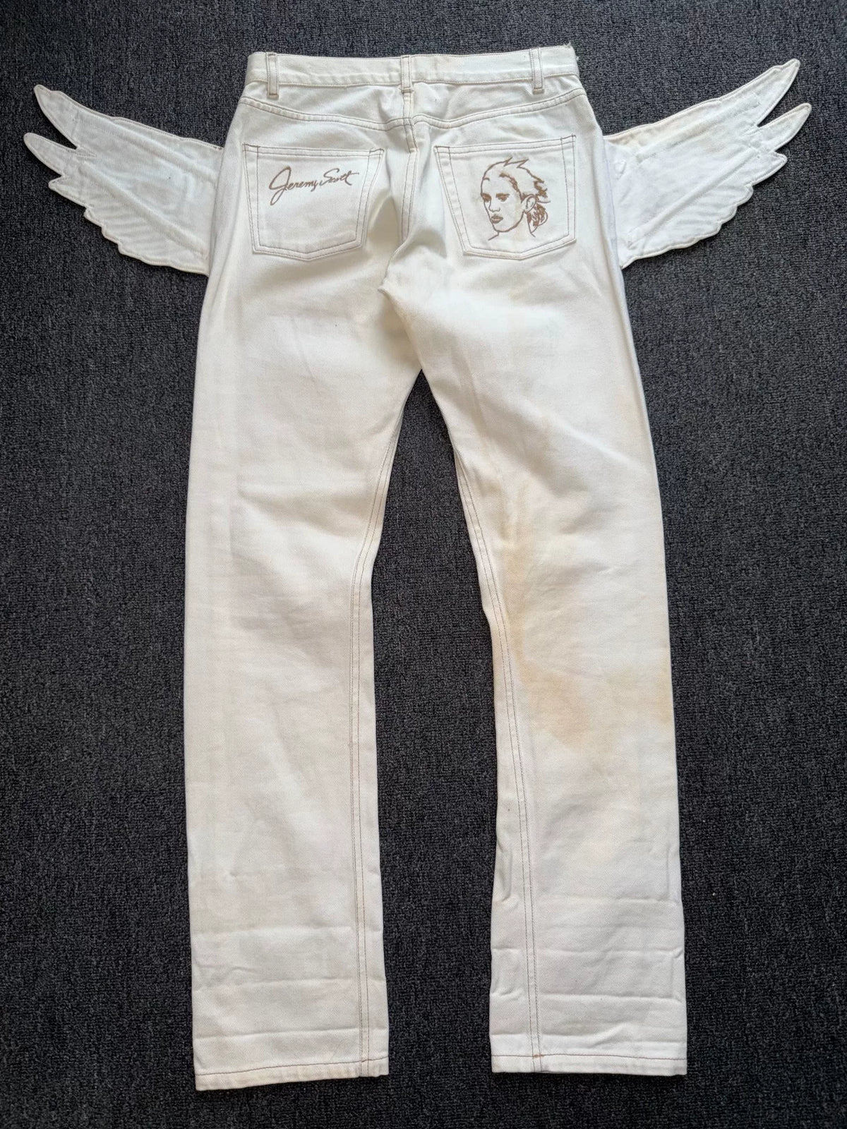Jeremy Scott 2010aw Wings Cupie JS skinny jeans