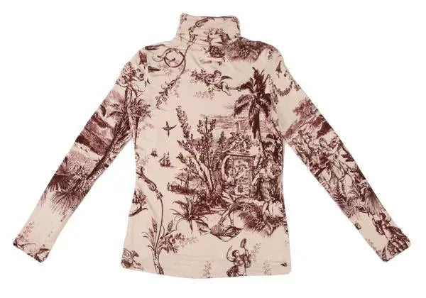 Jean Paul Gaultier Vintage Beige Palm Tree Top