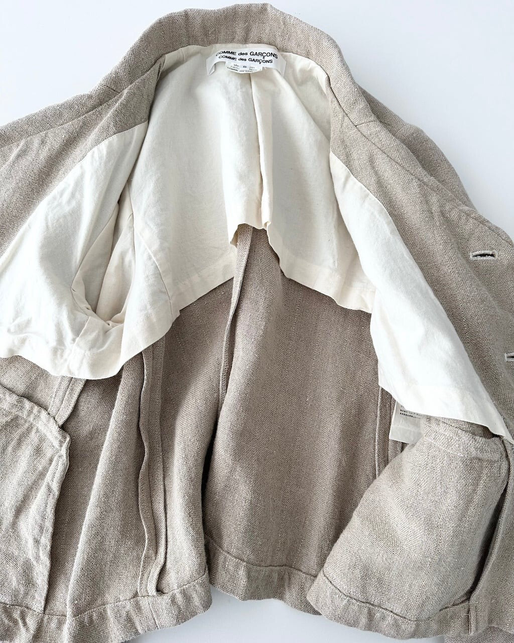 Comme Des Garçons SS12 Linen Jacket