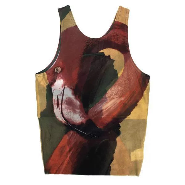 Jean Paul Gaultier Vintage Flamingo Mesh Top