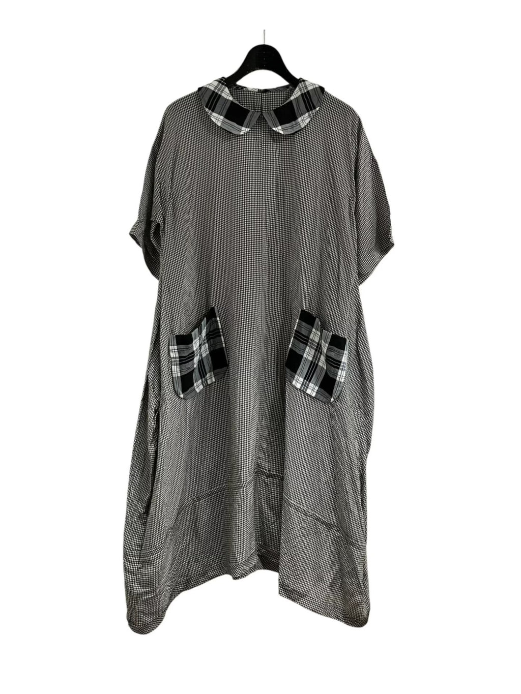 Comme des Garcons Plaid Peter Pan Collar Dress