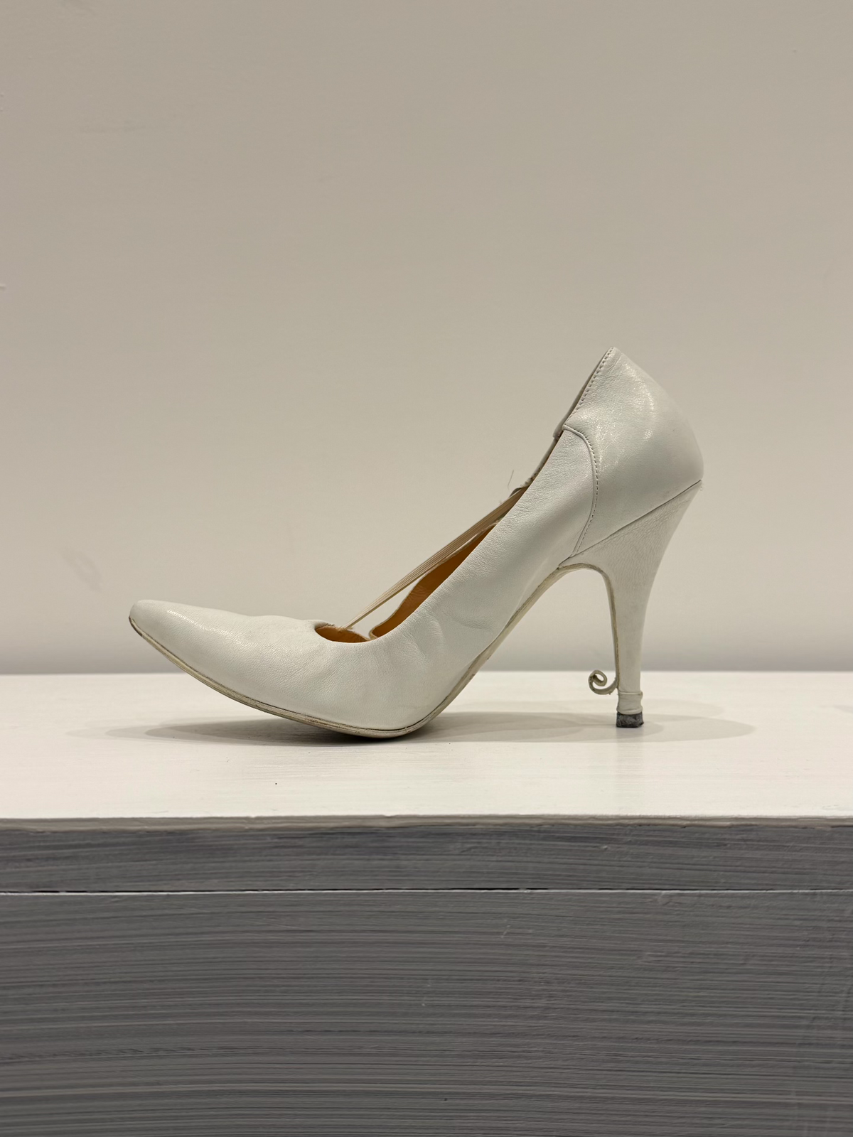 Maison Martin Margiela SS05 'Unfinished' Leather Heels