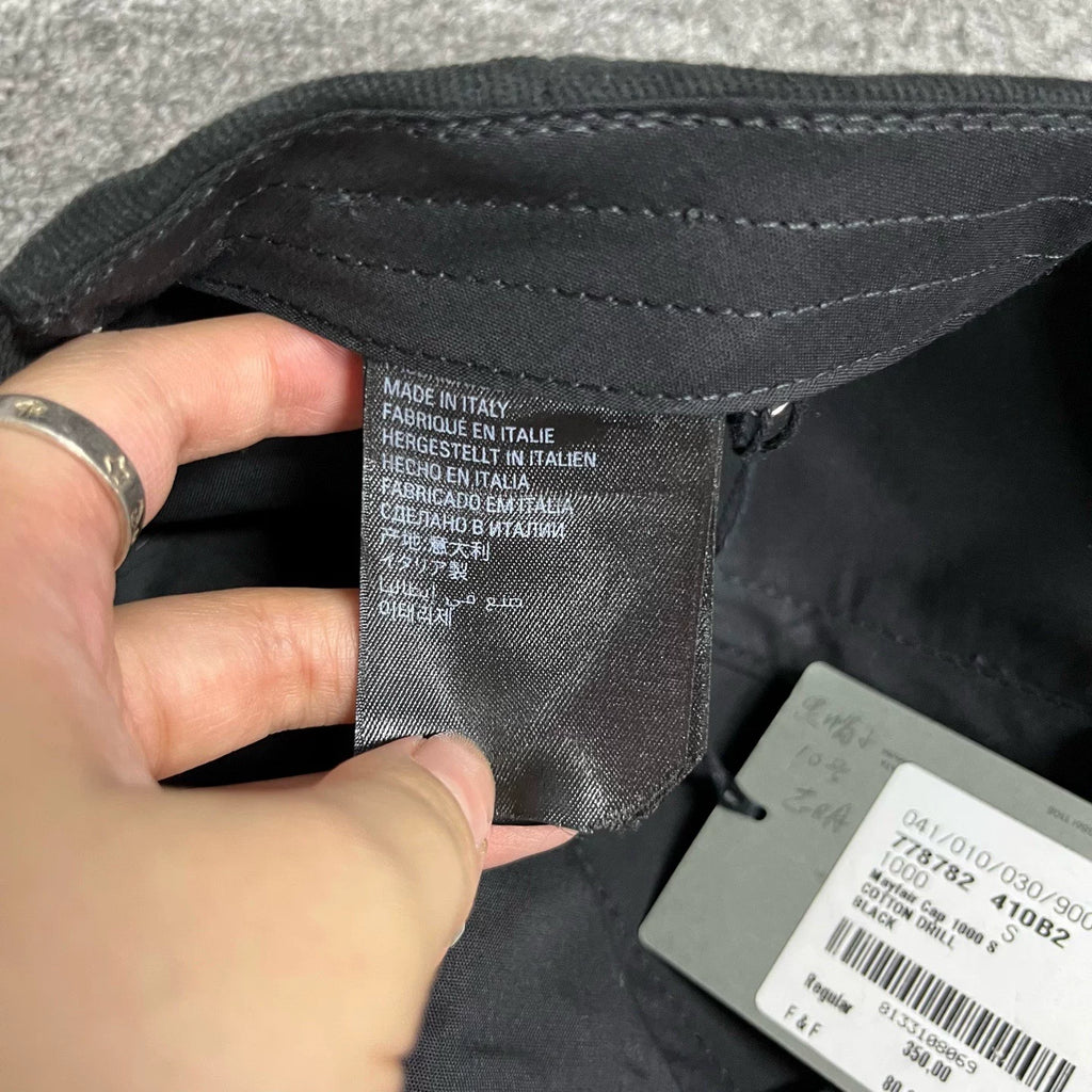 Balenciaga Black Letter Logo Cap