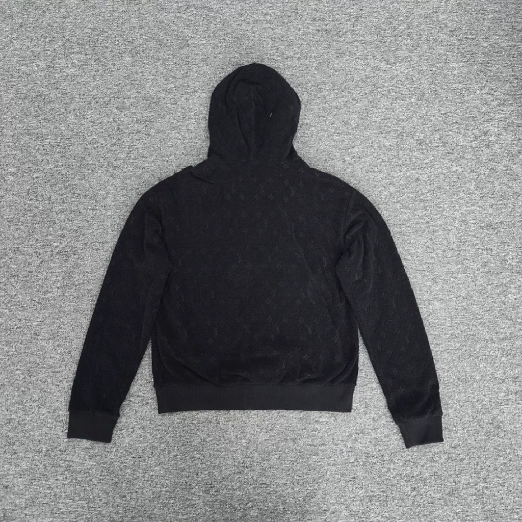 Louis Vuitton Tone-On-Tone All-Over Print Terry Hooded Jacket