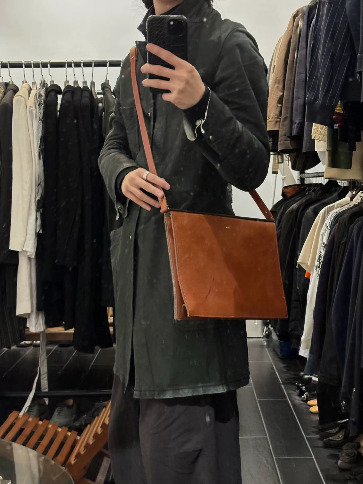 Maison Martin Margiela | F/W12 Orange Square Bag