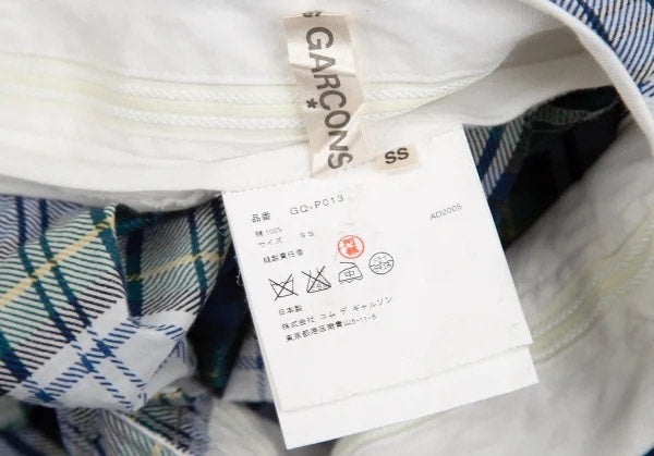 Comme Des Garçons SS06 Check Deconstructed Harem Pants