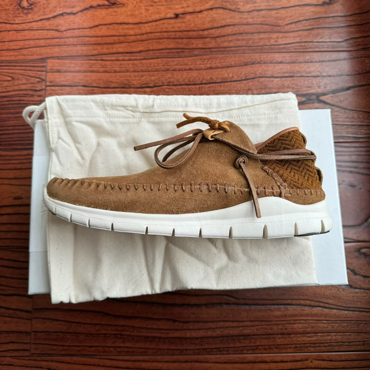 Visvim 17aw UTE MOC TRAINER FOLK (VEG SUEDE) Slip-on Casual Shoes