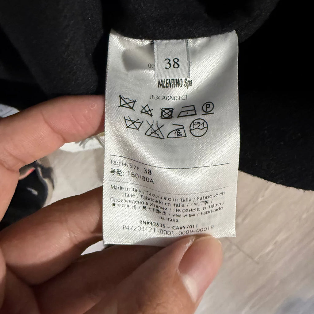 Valentino V-Neck Wool Coat