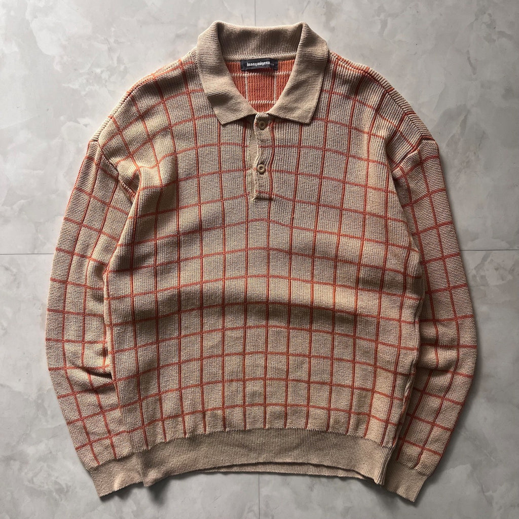 Issey Miyake 1980s Cotton Linen Knit Top