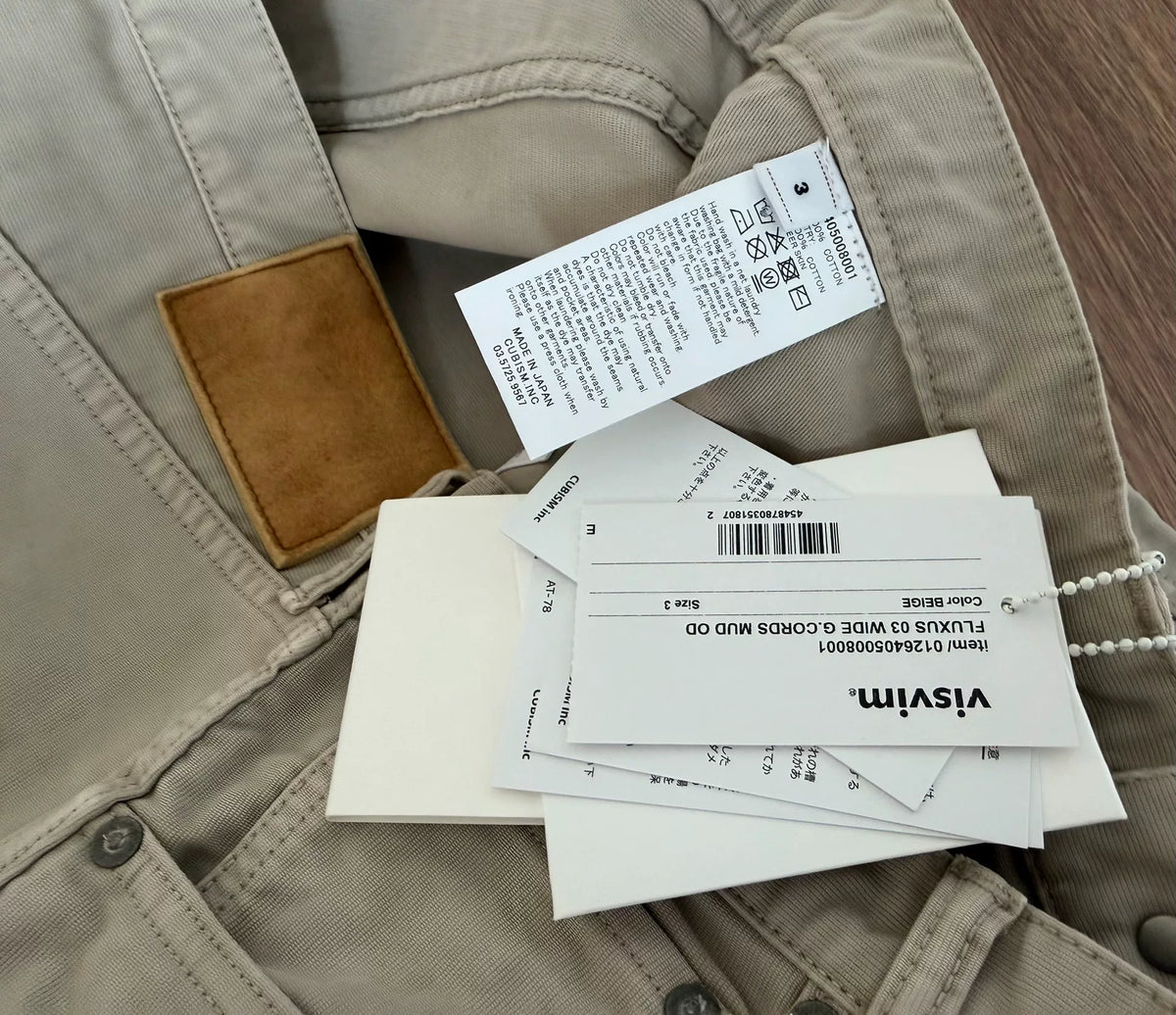 visvim HARMONIOUS PROCESS Mud Dyed Corduroy Pants