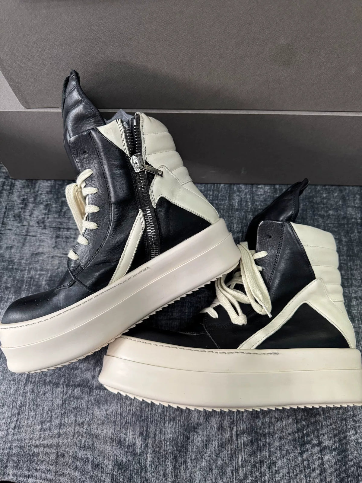 Rick Owens Inverted-Triangle Sneakers