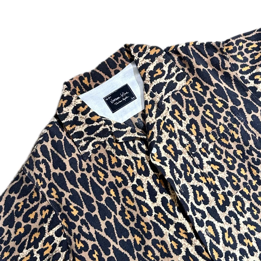 Number (N)ine 2003 Spring/Summer & Autumn/Winter Leopard Print Tear Heart Jacket