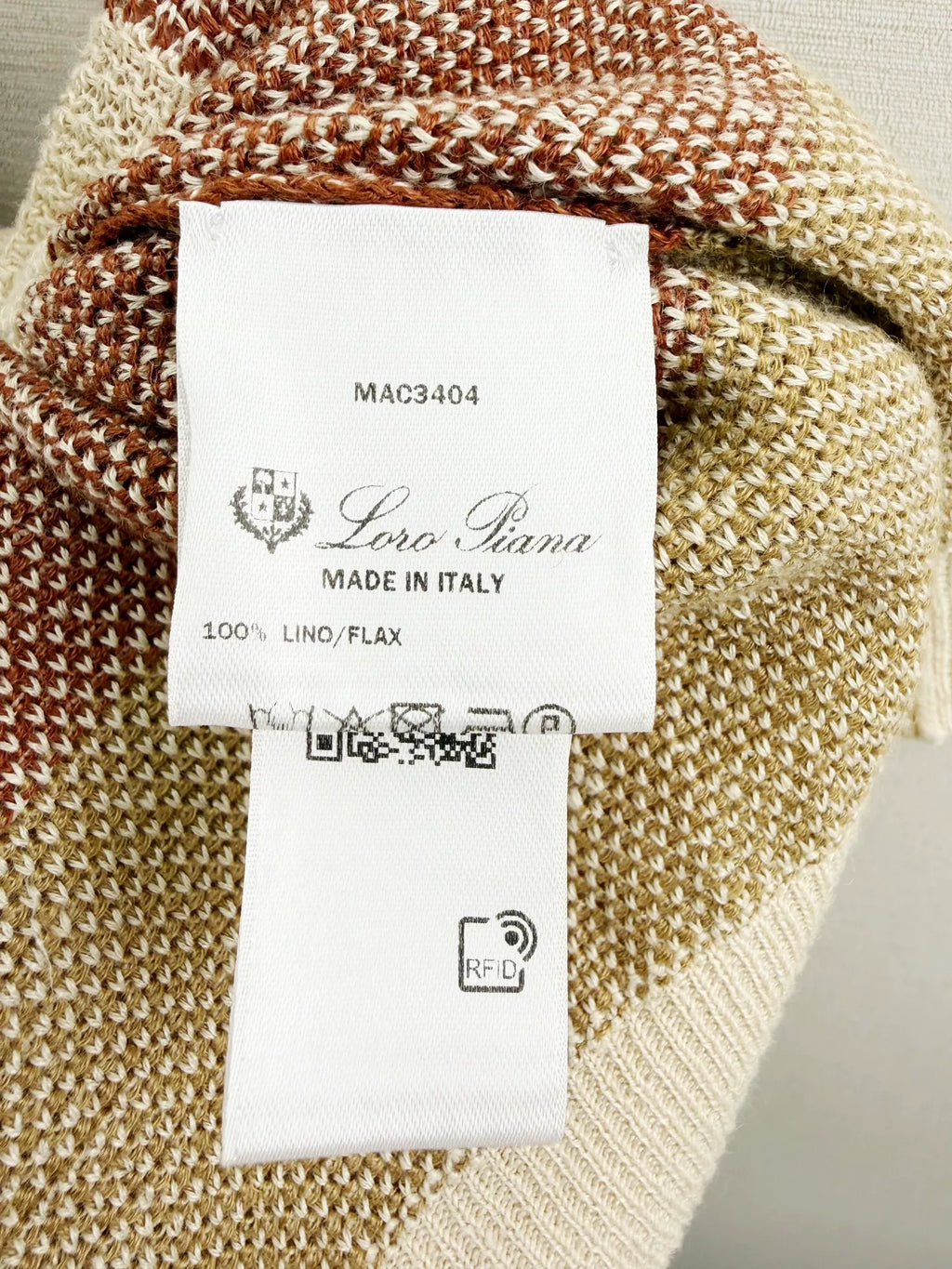 Loro Piana Lp25 Ribbed Linen Short Sleeve Top