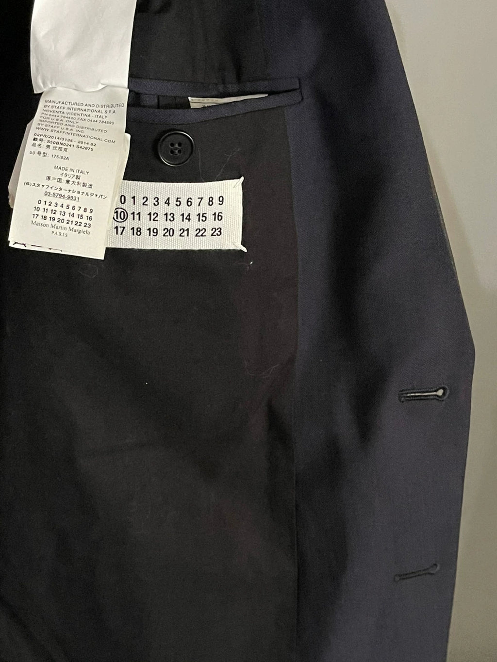 Maison Martin Margiela Coated Collar Suit