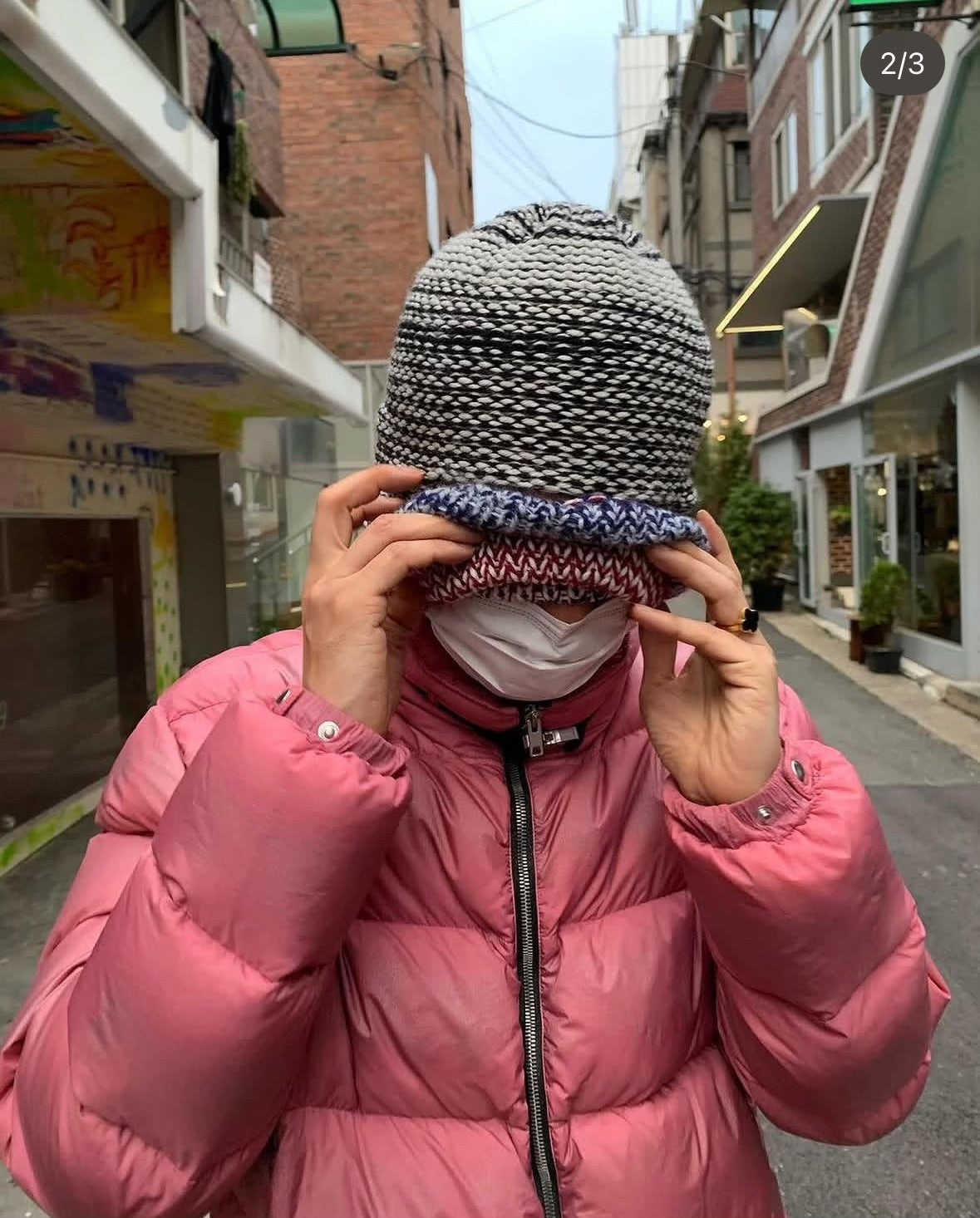 1017 Alyx 9sm FW18 Og pink Nylon Glitter Puffer Jacket