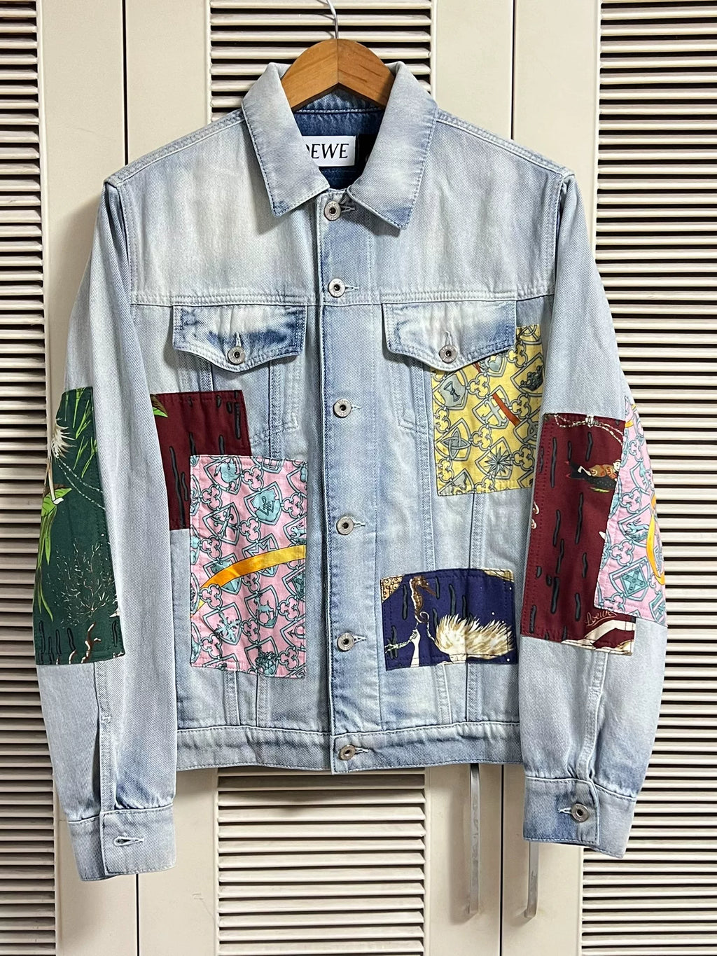 Loewe Patchwork Denim Jacket