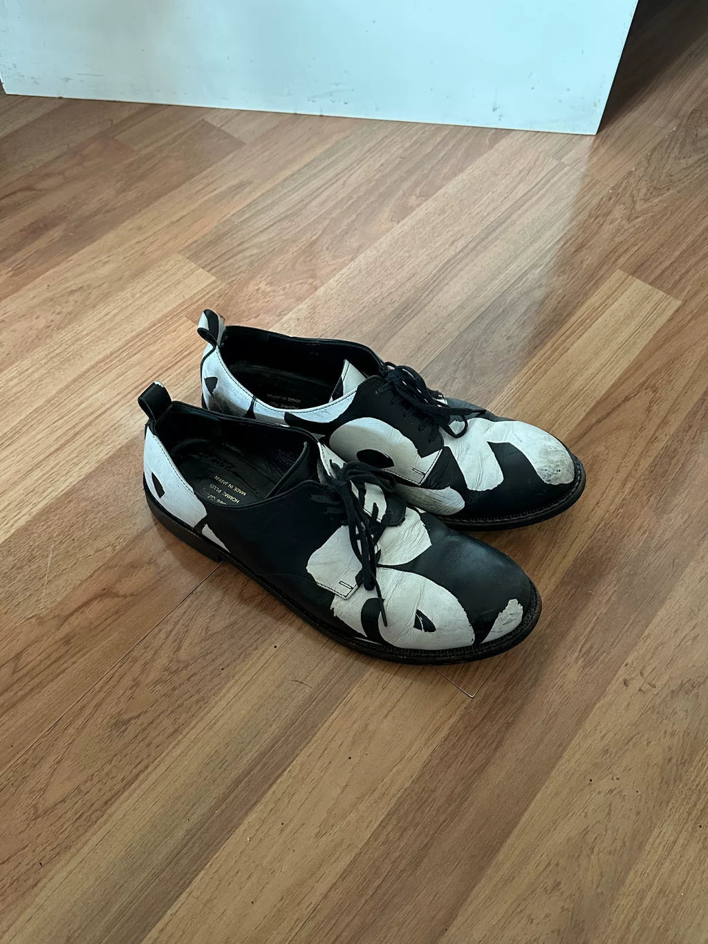Comme Des Garçons Homme Plus Black White Derby