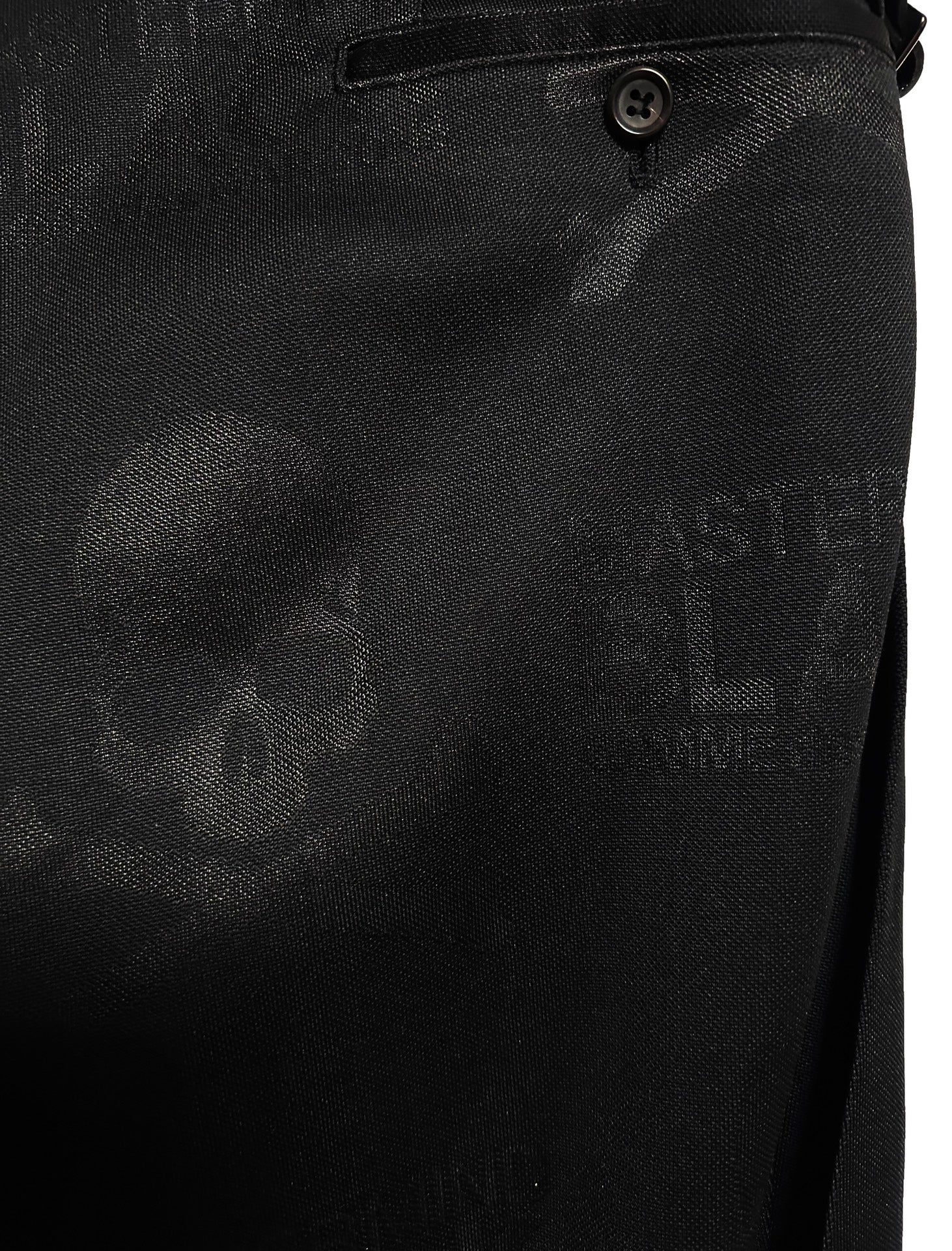 Mastermind Japan x Comme Des Garcons Black Skirt Rhinestone Skull Pants
