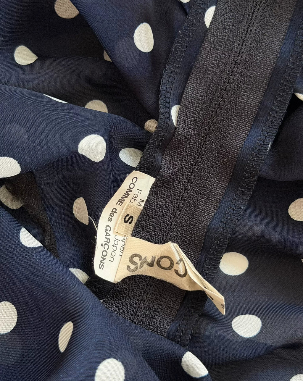 Comme Des Garcons Rei Kawakubo 2011 Main Line Deformed Polka Dot Top