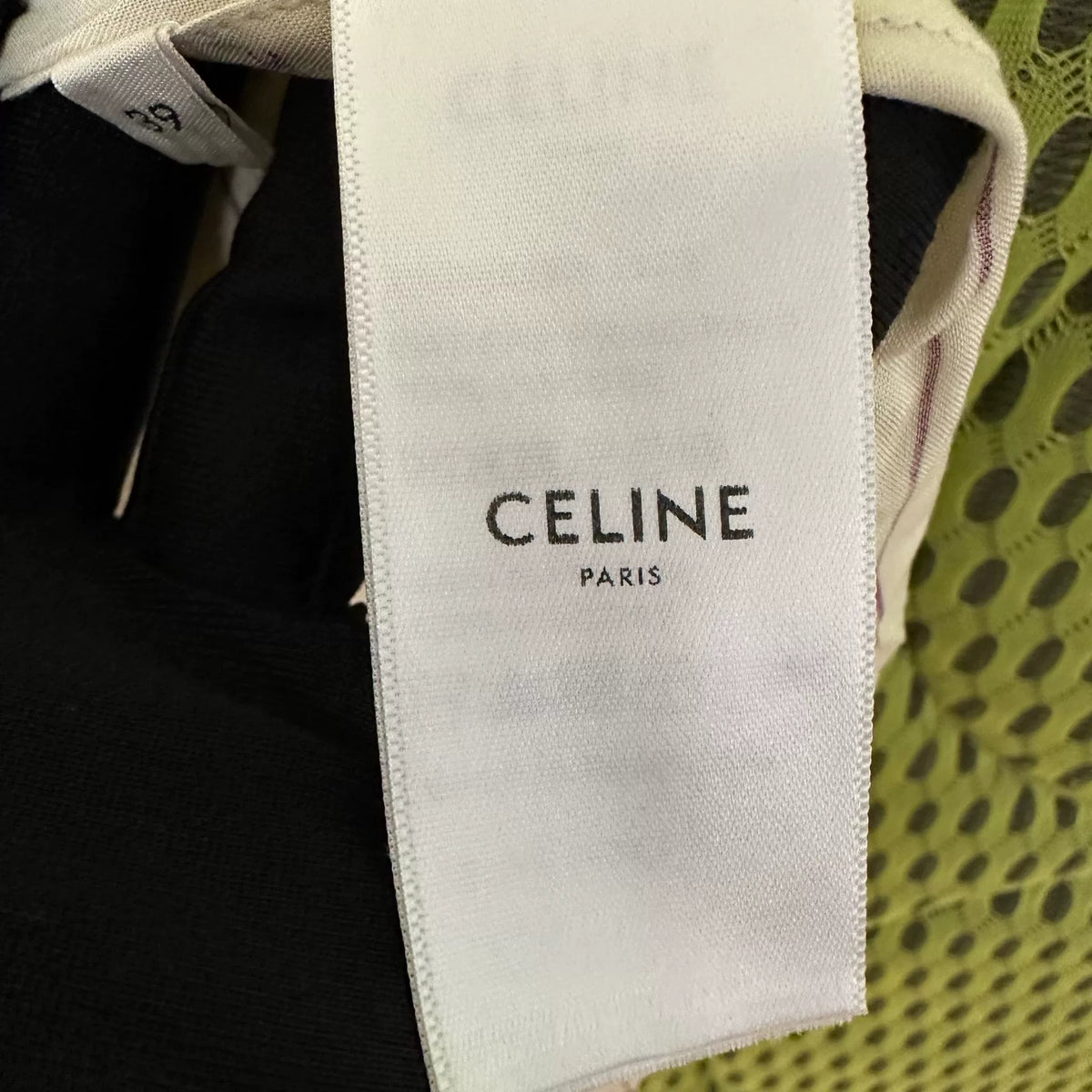 Celine Off-White Burgundy Striped Arc De Triomphe Cuban Collar Short Sleeve Shirt