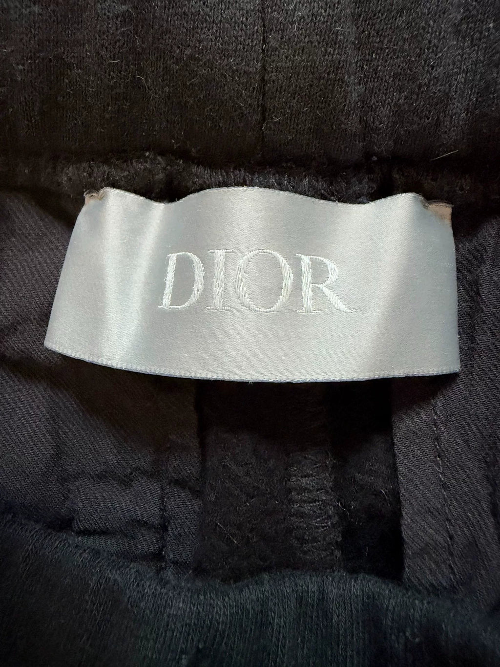 Dior Black Cashmere Blend Cuffed Pants