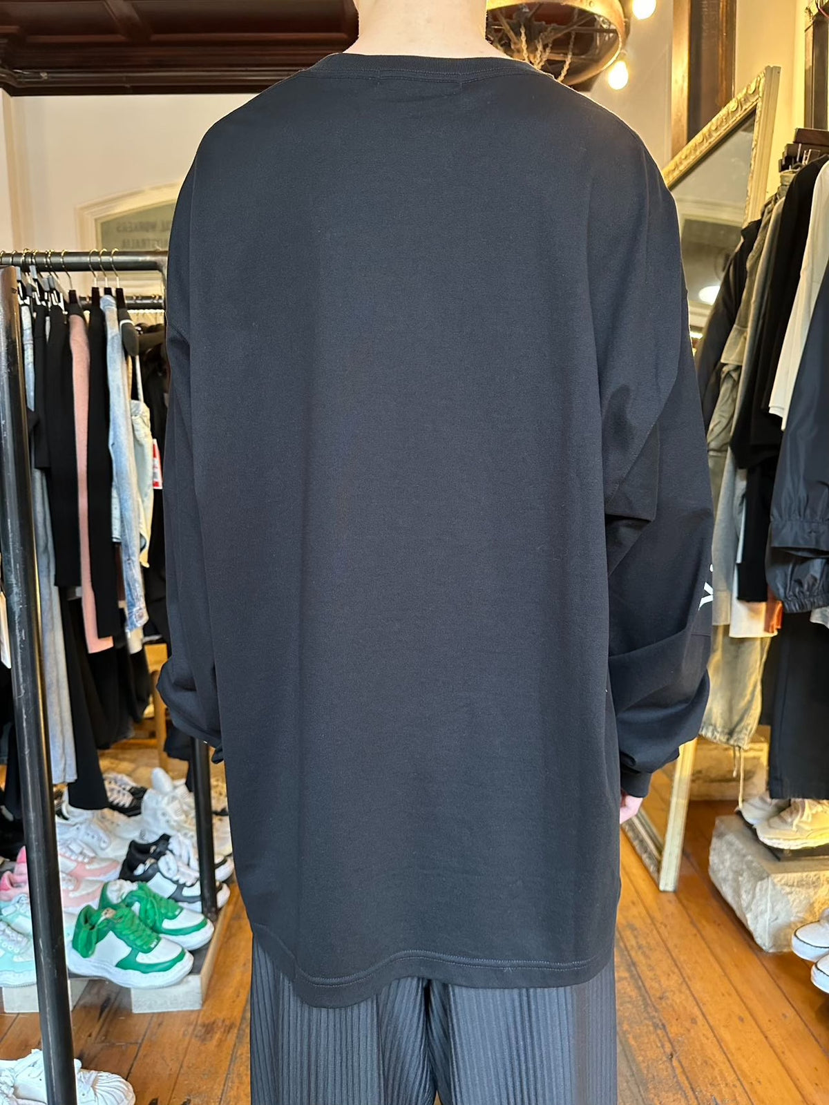 Mastermind World FW25 DAYDREAM Black Multi Pocket Cotton Long Sleeve Tee