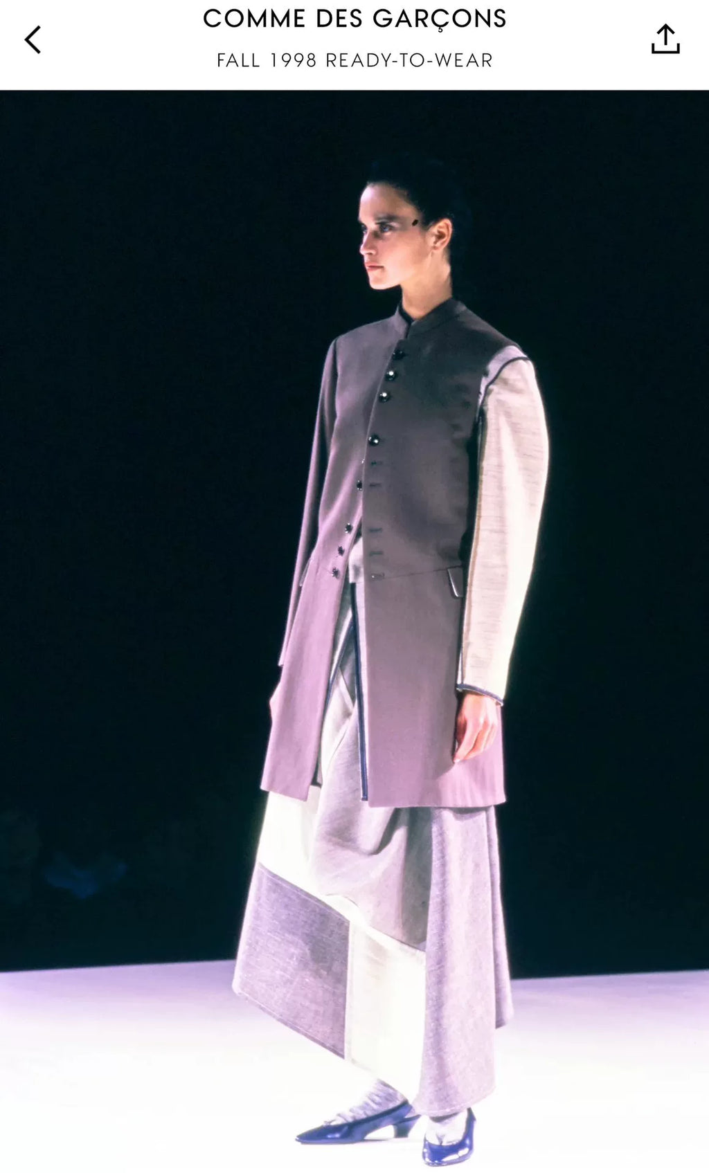 Comme Des Garcons 1998 Fusion period runway Jacket