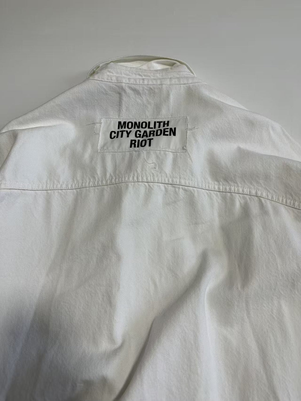 Raf Simons SS21 Leather Patch Jacket