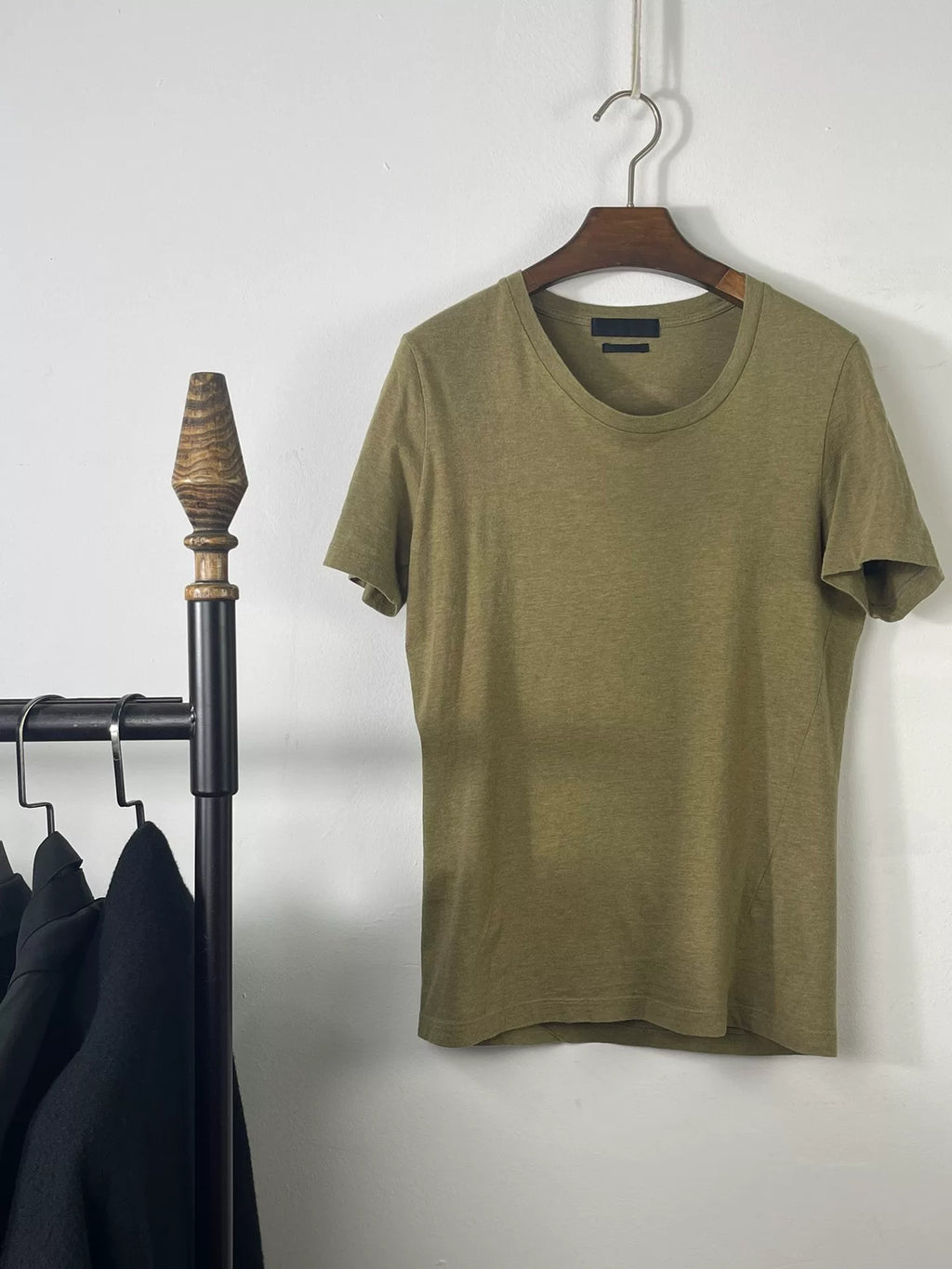 Alexander McQueen SS04 Soldier & Girl Print Cotton T-Shirt