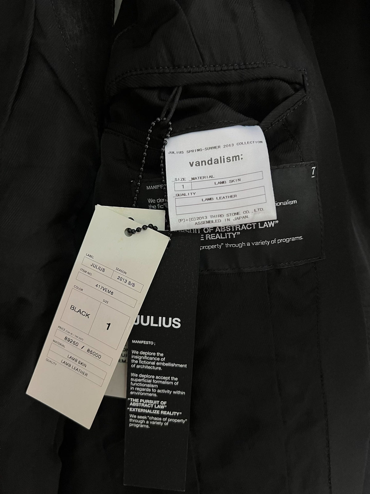 Julius_7 Distressed Lamb Leather Vest