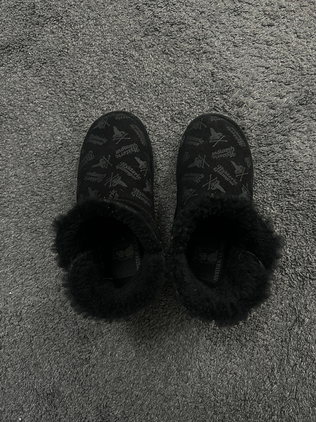 Hysteric Glamour All-Over Print Snow Boots