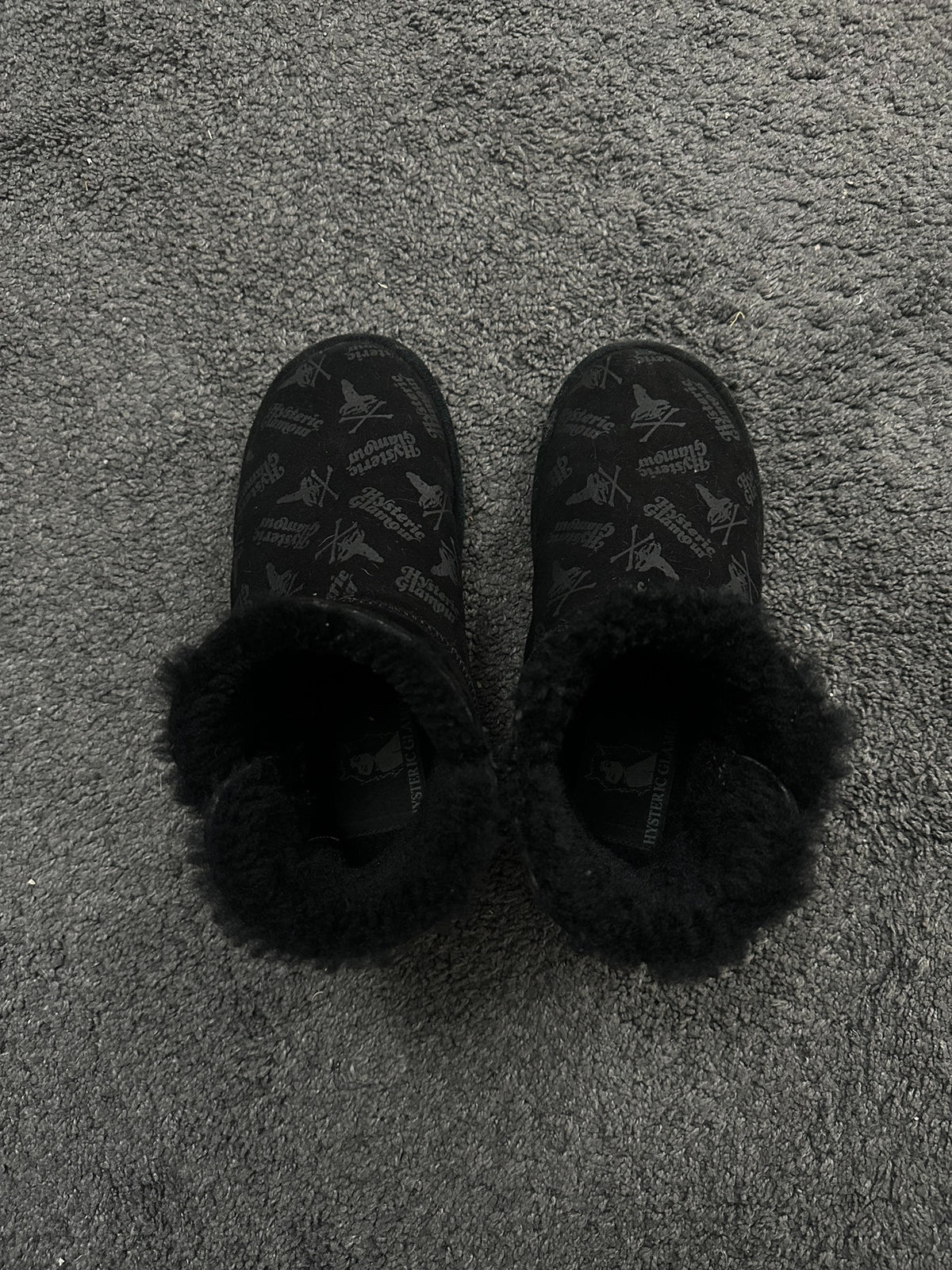 Hysteric Glamour All-Over Print Snow Boots