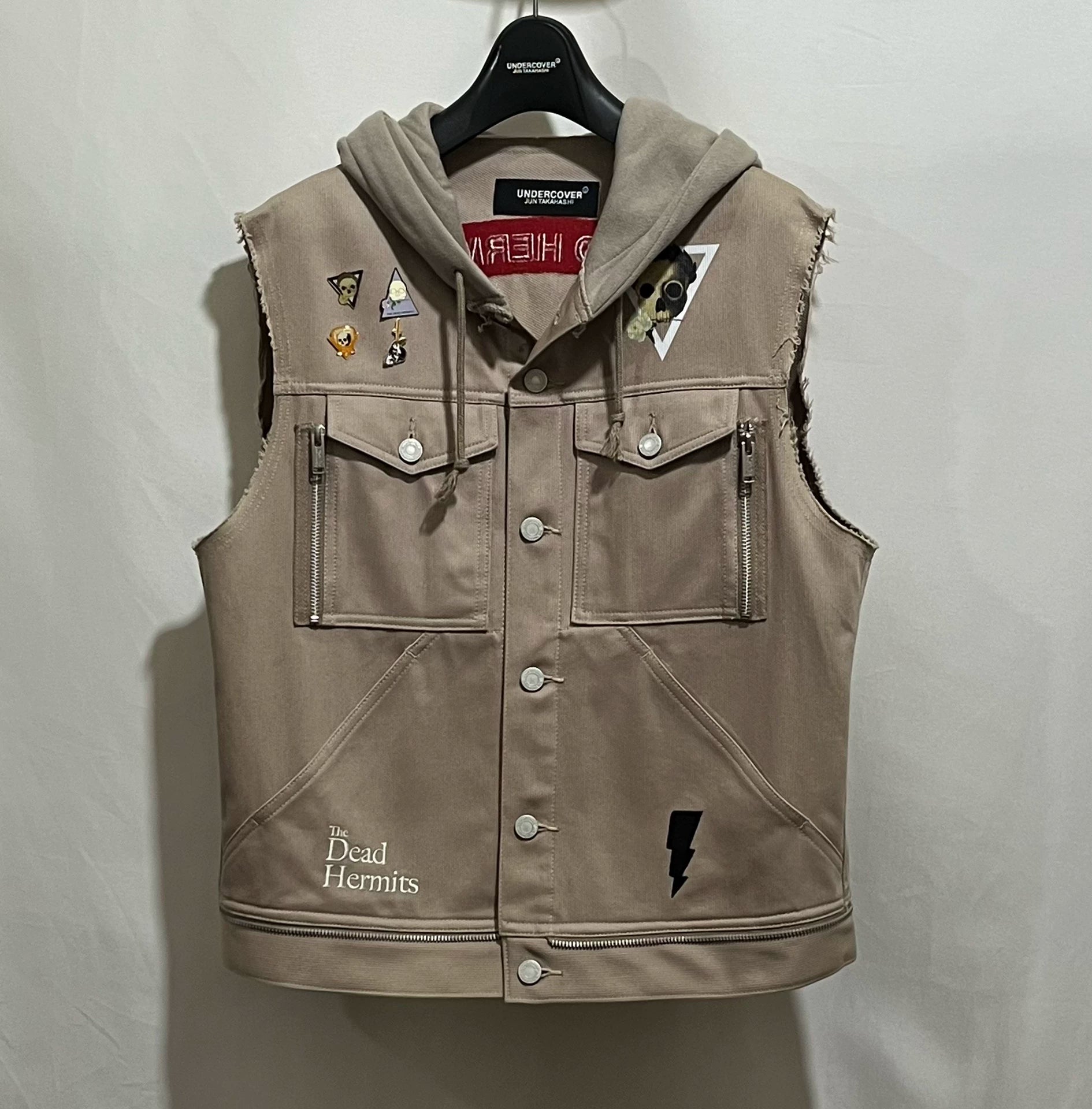 Undercover 19SS Skull Vest Hoodie
