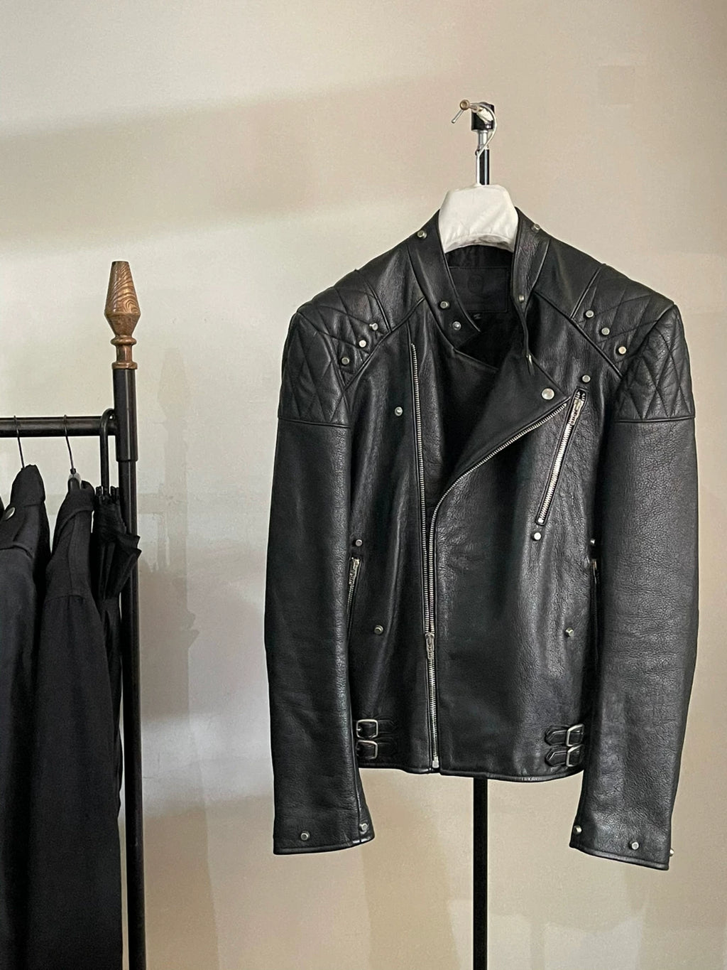 Alexander McQueen Swallow Leather Jacket