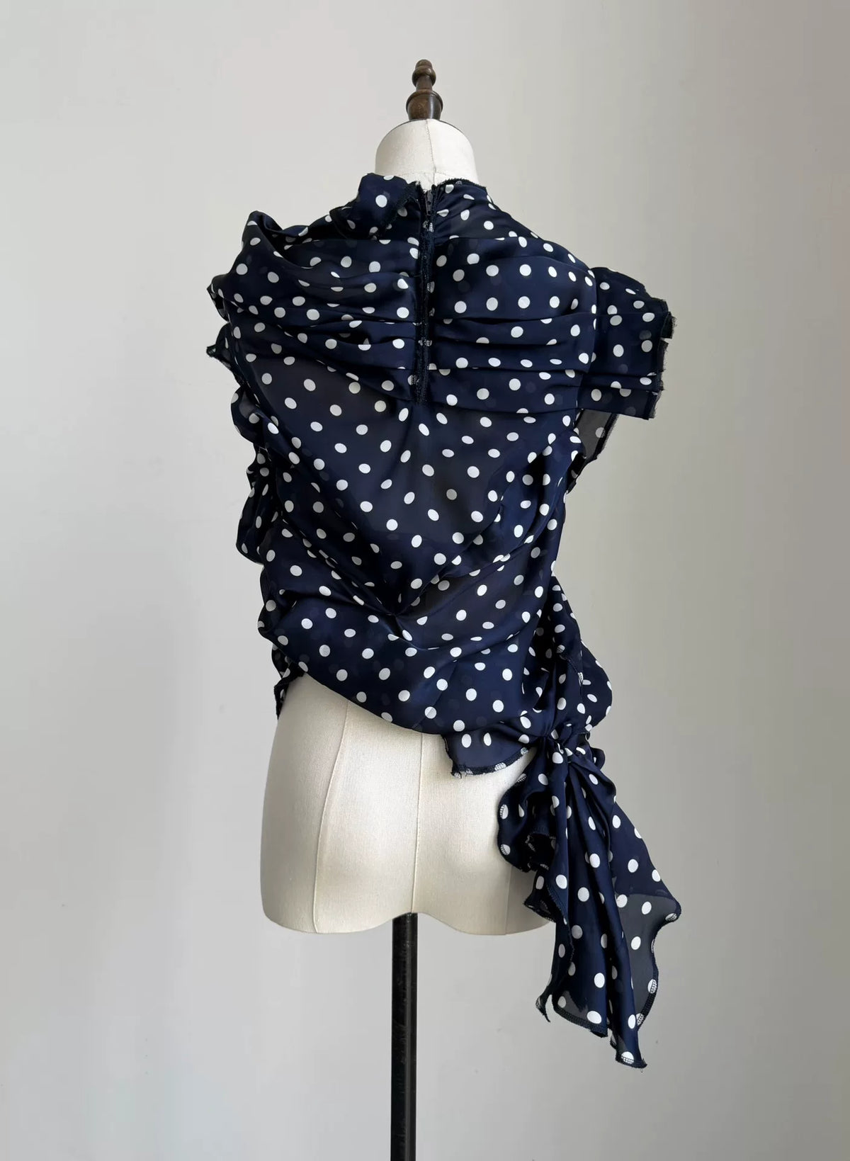 Comme Des Garcons Rei Kawakubo 2011 Main Line Deformed Polka Dot Top