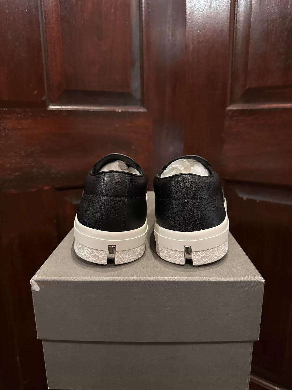Alexander McQueen Hummingbird Embroidered Calfskin Slip-On Sneakers