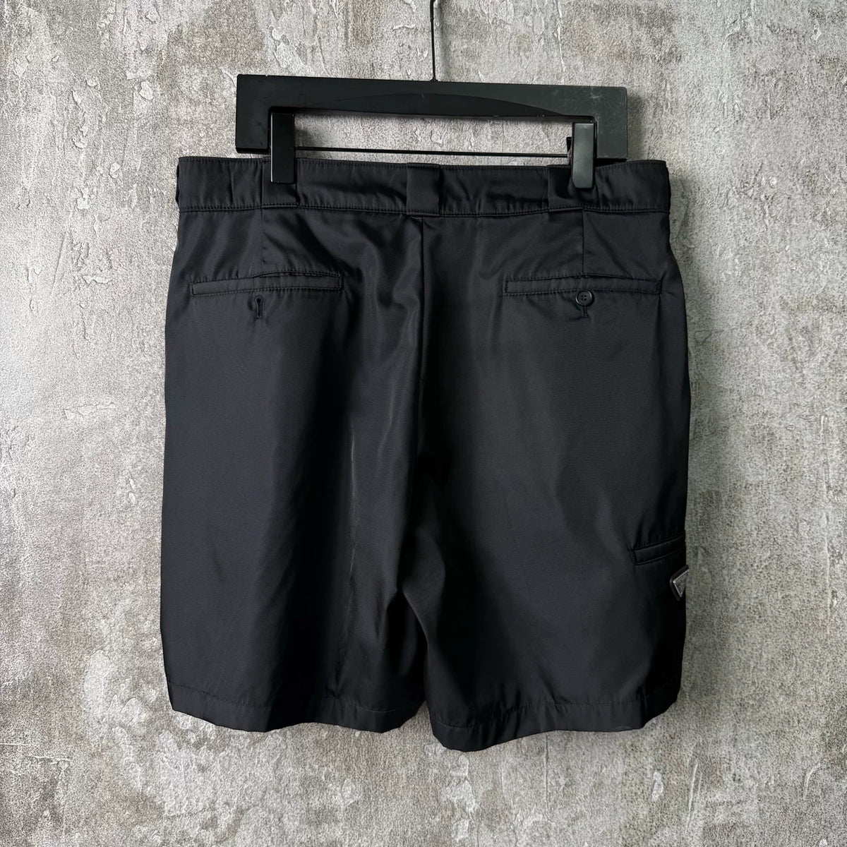 Prada Triangle Logo Shorts