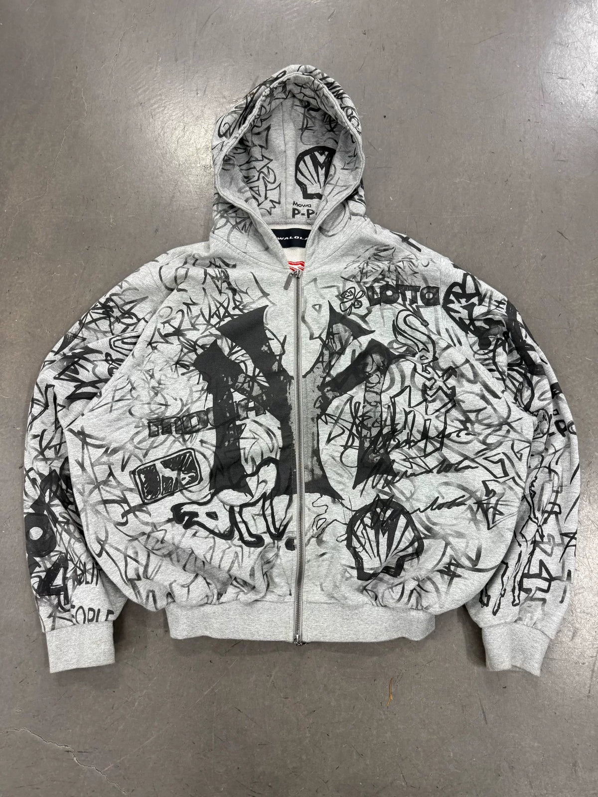 Sick Dog X Mowalola Dragon Embroidered Zip-Up Jacket