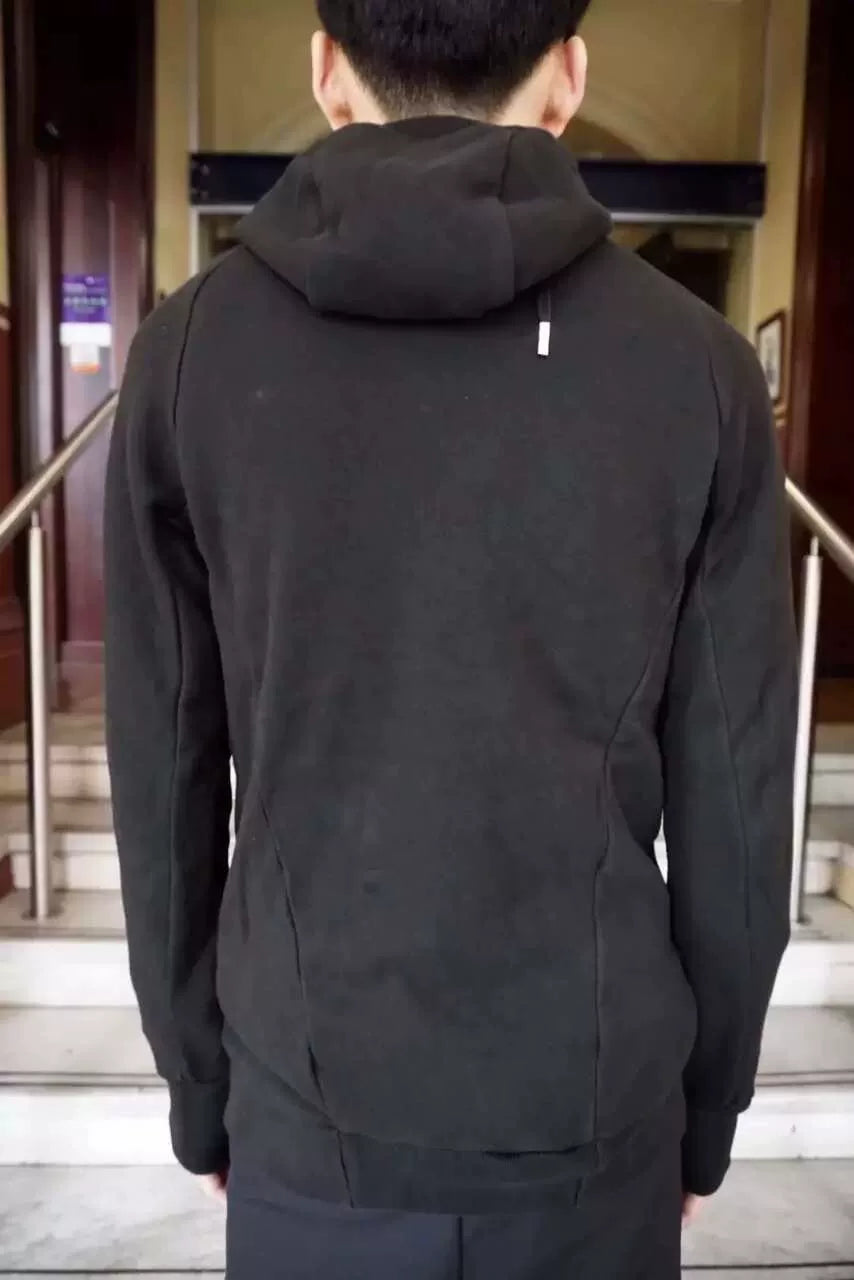 Boris Bidjan Saberi FW15 Black Ninja Object Cotton Hoodie