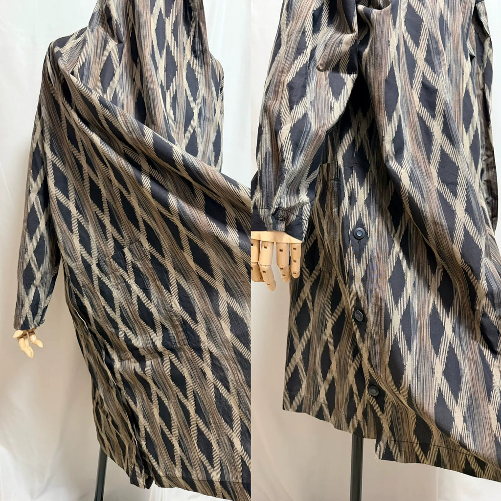 Issey Miyake 1984 Diamond Pattern Coat