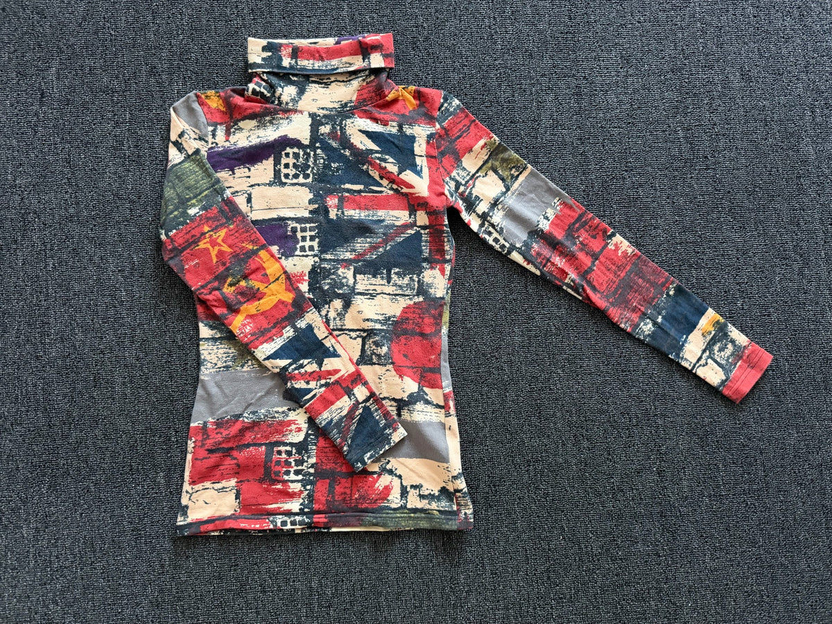 JPG 97AW Gaultier Jeans national flag top