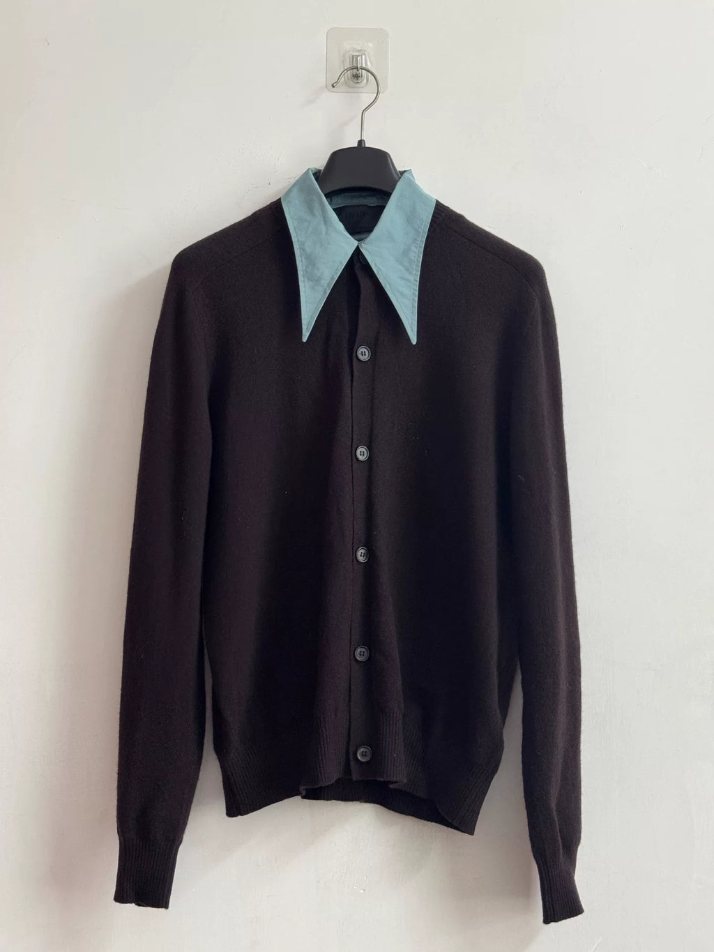 Prada Runway Cashmere Knit Cardigan