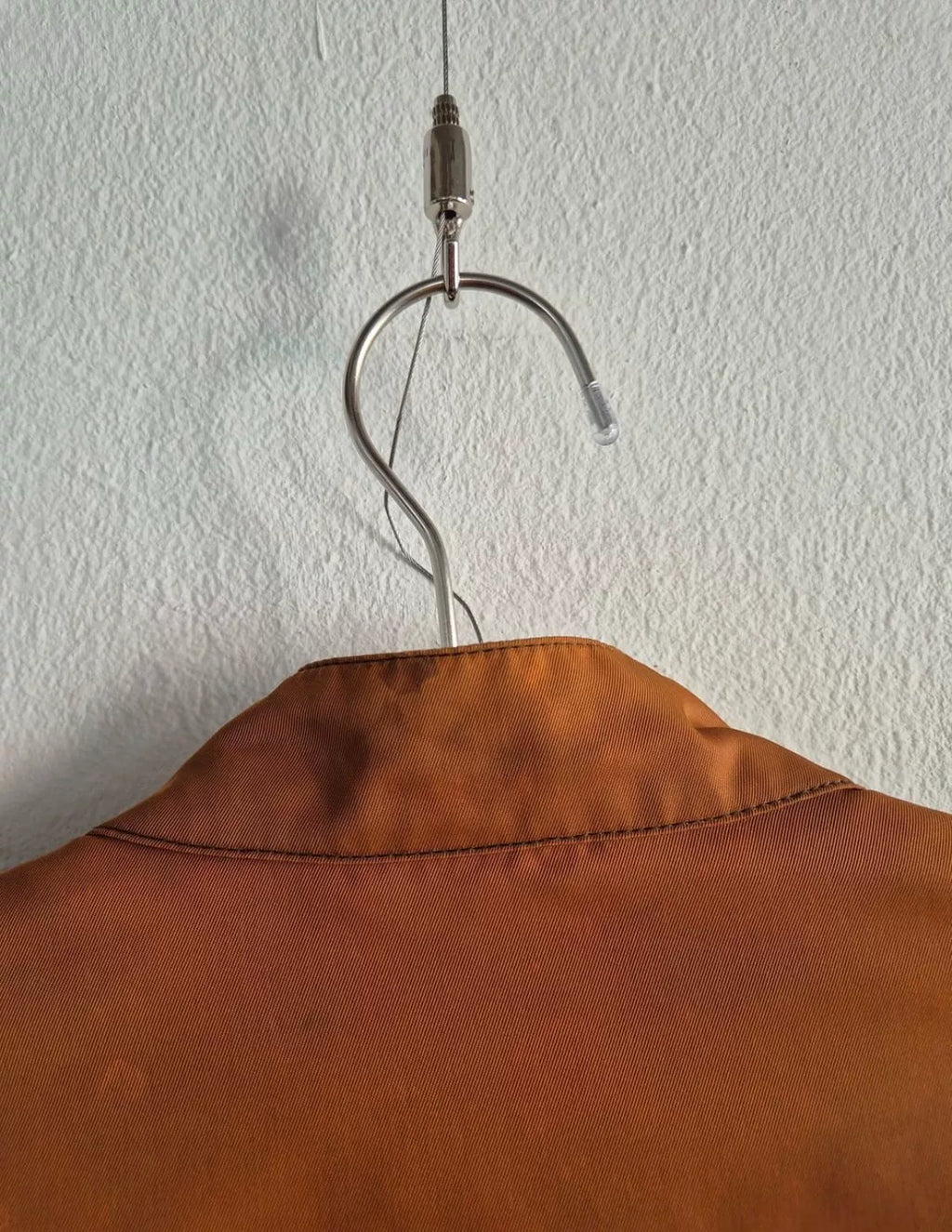 Helmut Lang Orange Biker Jacket